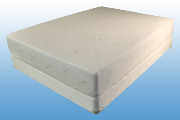 goodful 10 in charcoal bamboo memory foam mattress